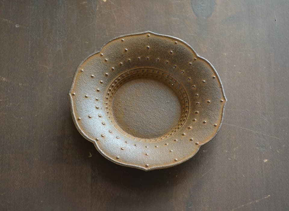 茶托 (霰) <鈴木盛久工房> | 暮らしのほとり舎