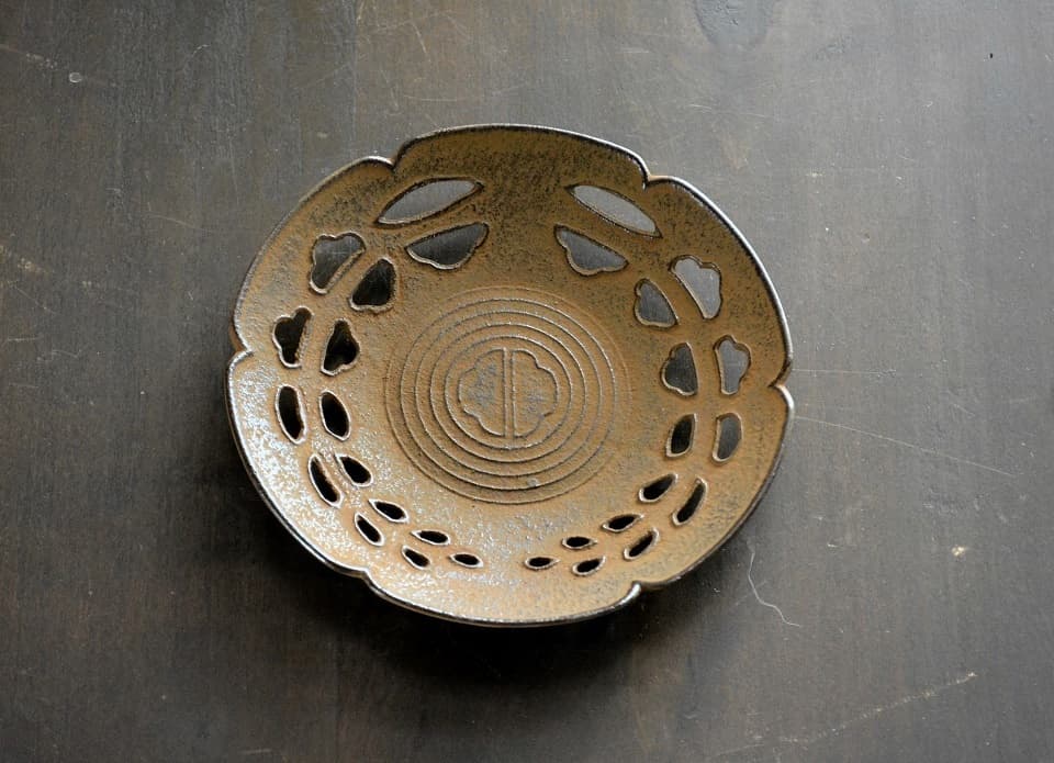 藤すかし茶托<鈴木盛久工房>