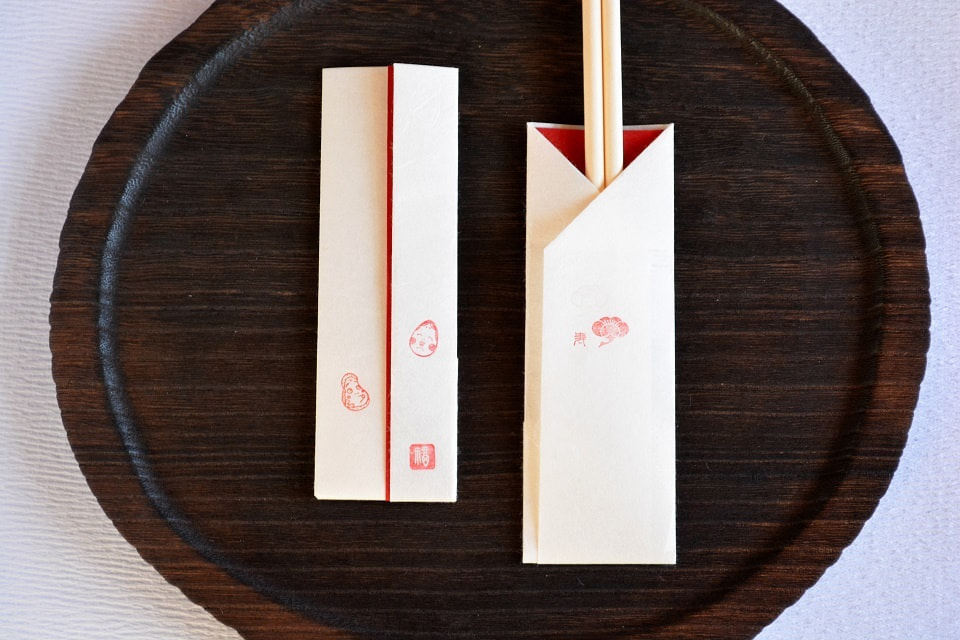 遊楽の印 × 箸袋 <工房 蓮> | 暮らしのほとり舎