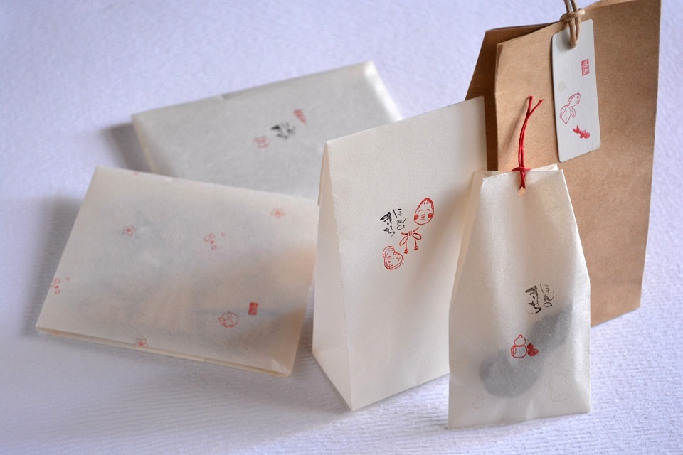 ラッピング 使用例 (遊楽の印) <工房 蓮> | 暮らしのほとり舎